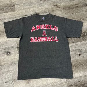 Angels baseball grey t shirt. Size large